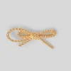Barrette nœud torsadé