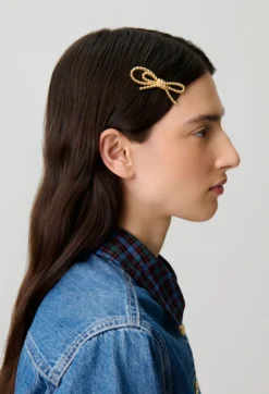 Barrette nœud torsadé