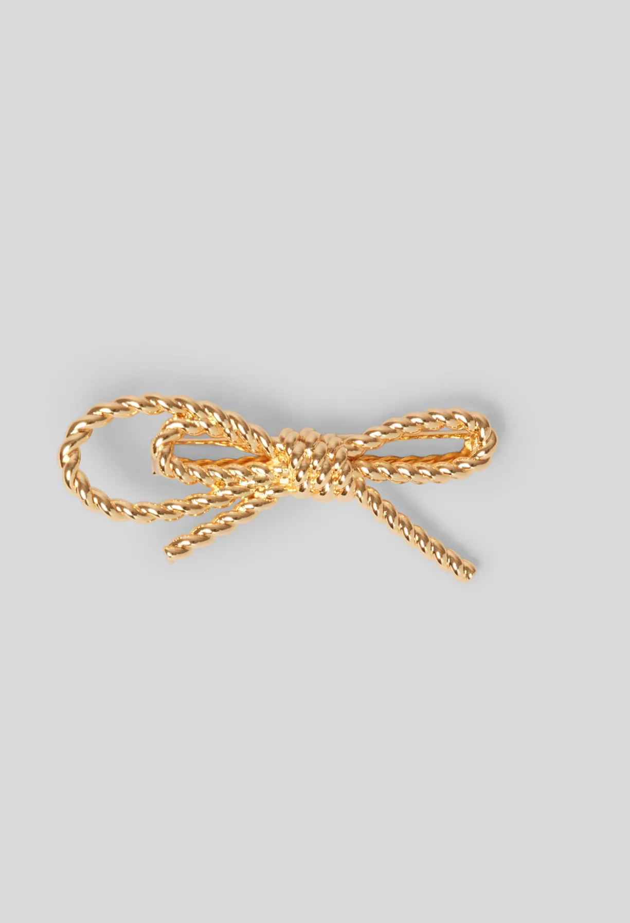 Barrette nœud torsadé
