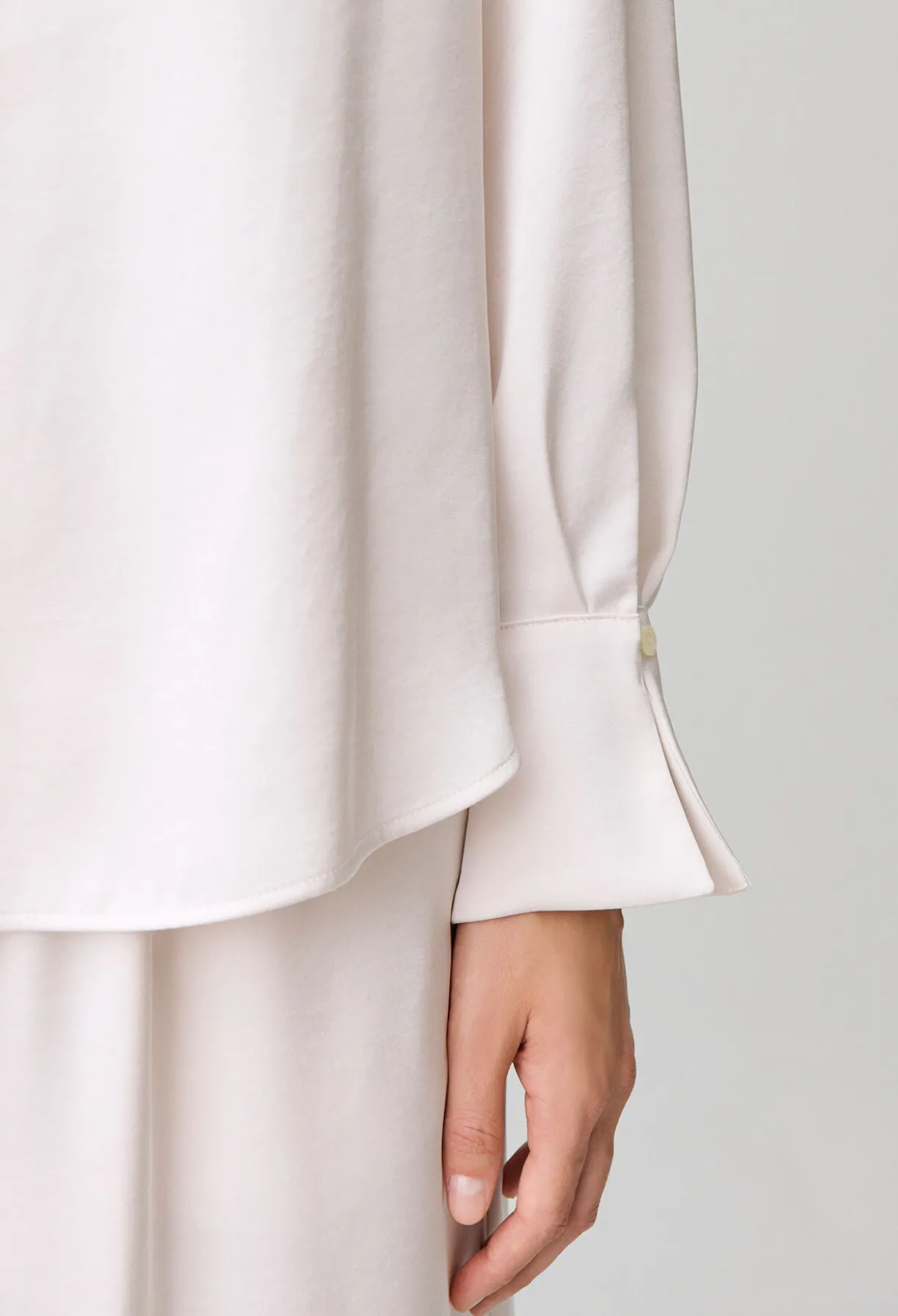 Blouse fluide col