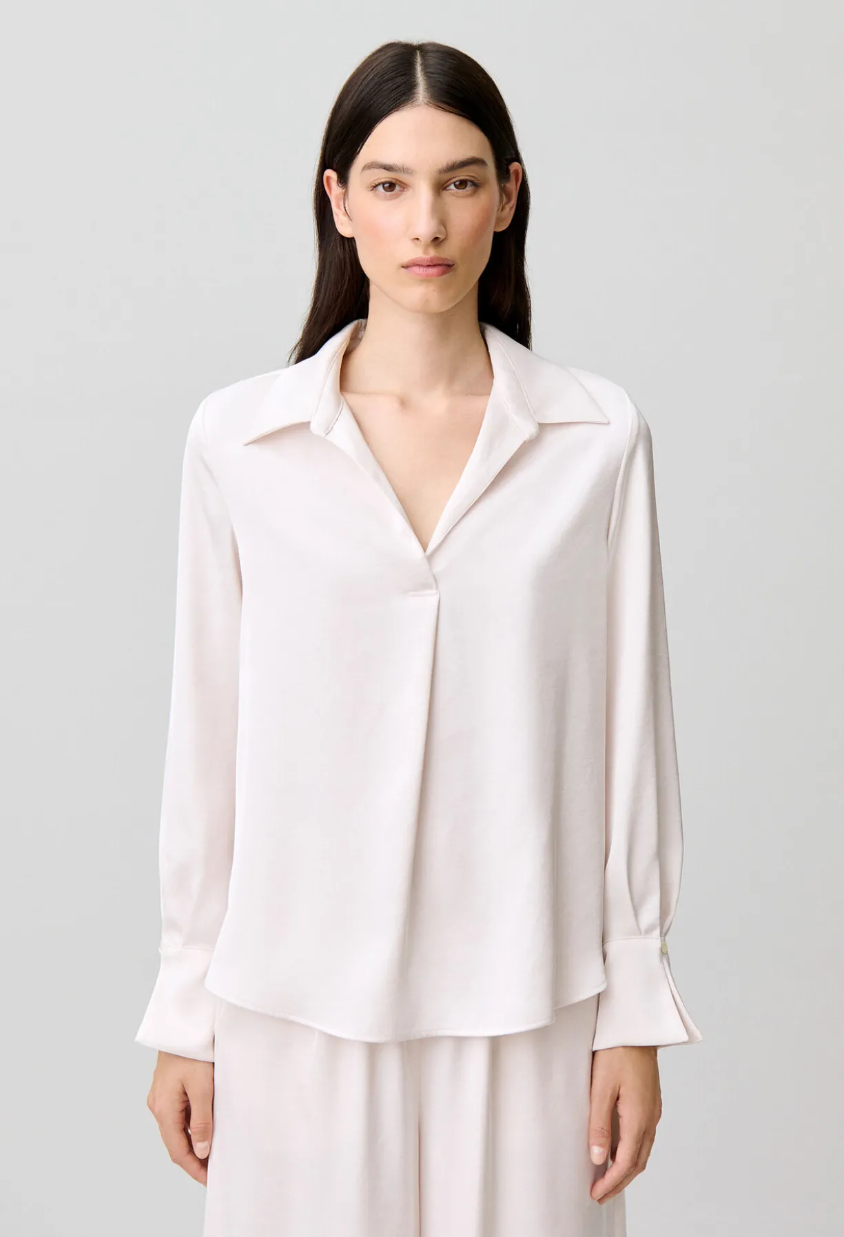 Blouse fluide col