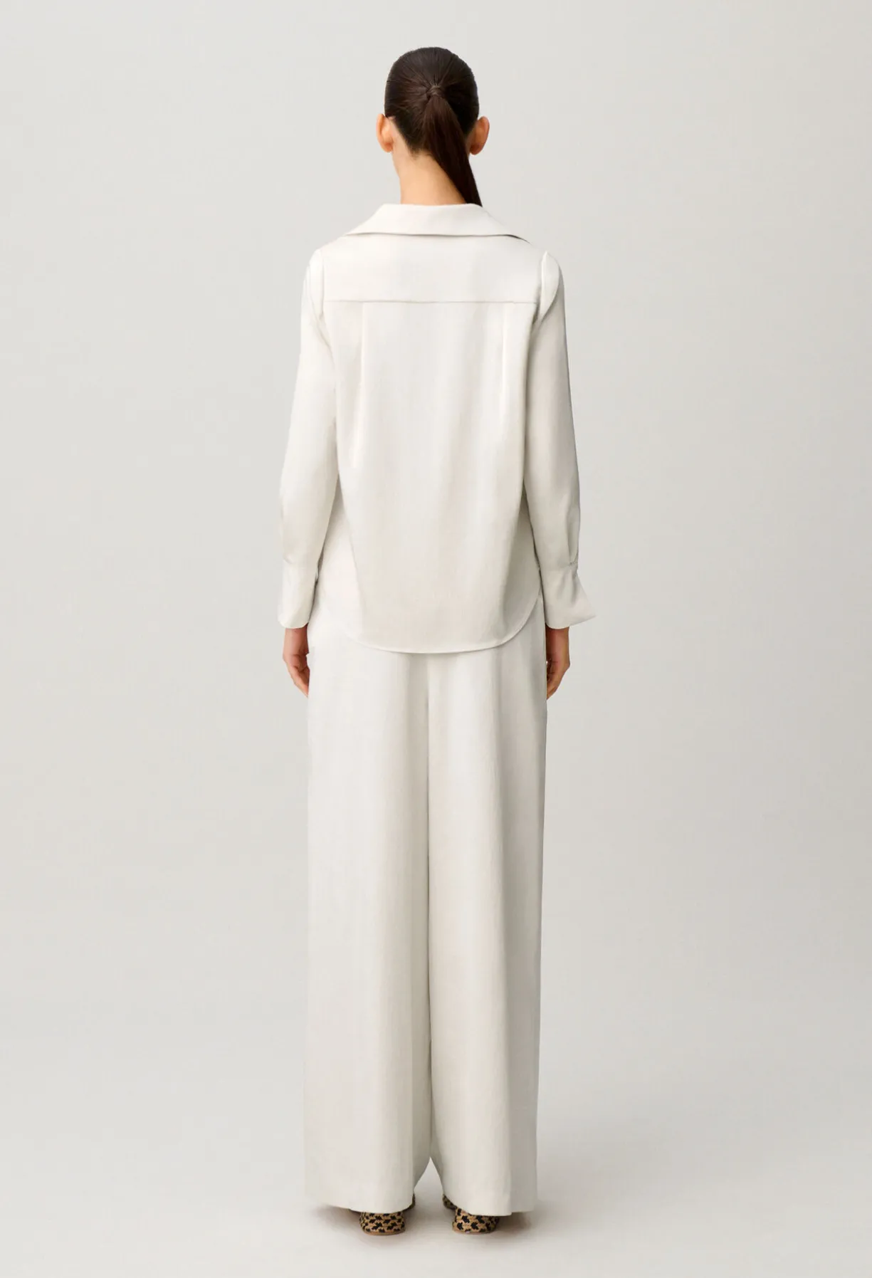 Blouse fluide col