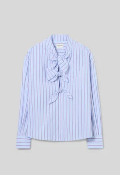 Blouse popeline rayée