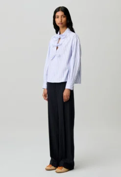 Blouse popeline rayée