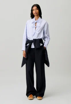 Blouse popeline rayée