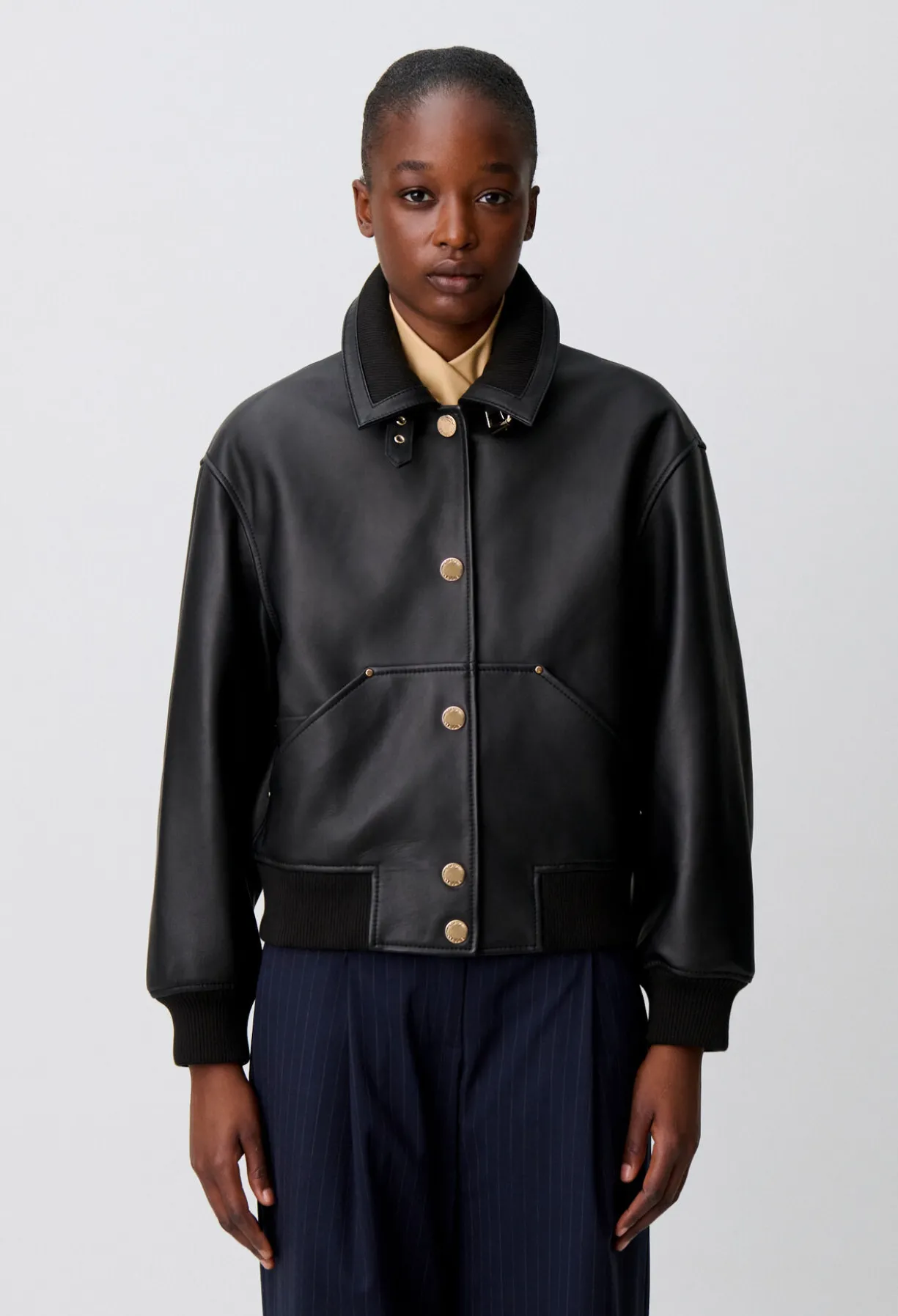 Blouson bomber cuir