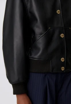 Blouson bomber cuir