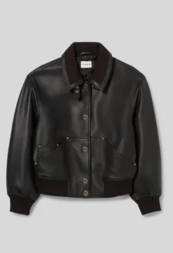 Blouson bomber cuir