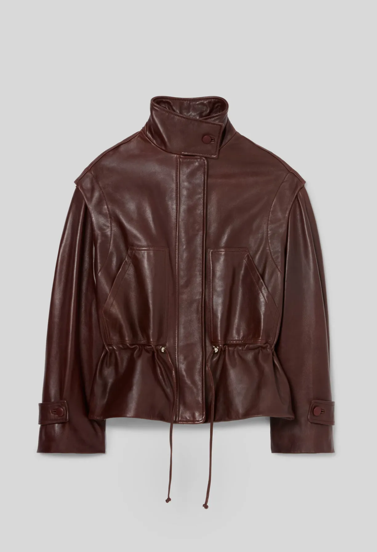 Blouson coupe large cuir