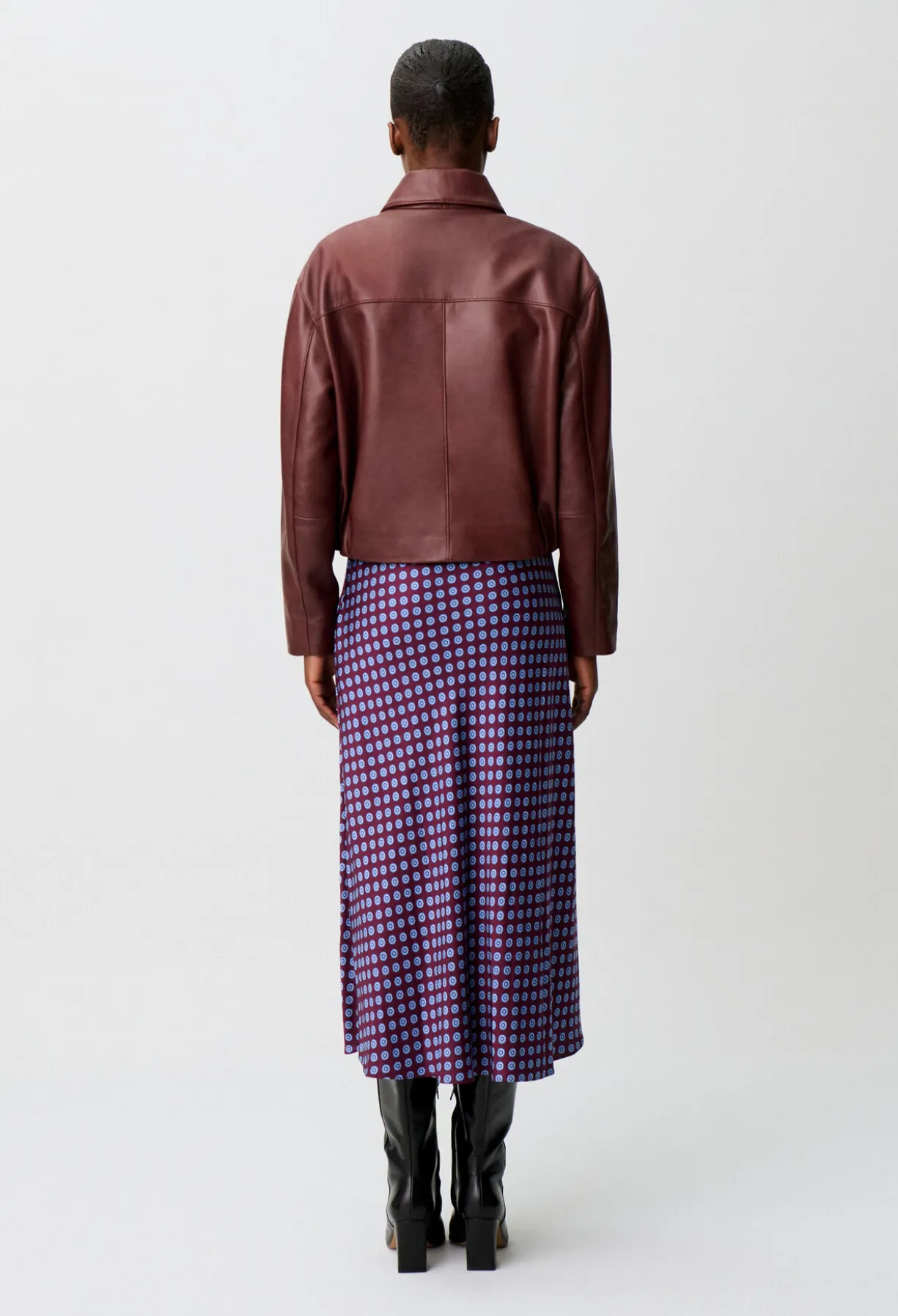 Blouson cuir court