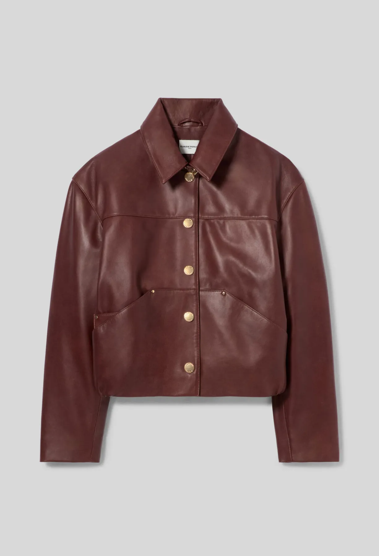 Blouson cuir court