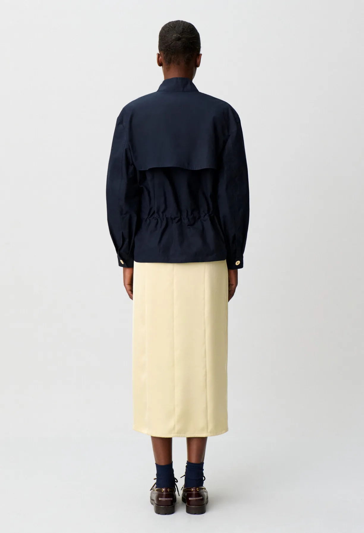 Blouson gabardine ciré
