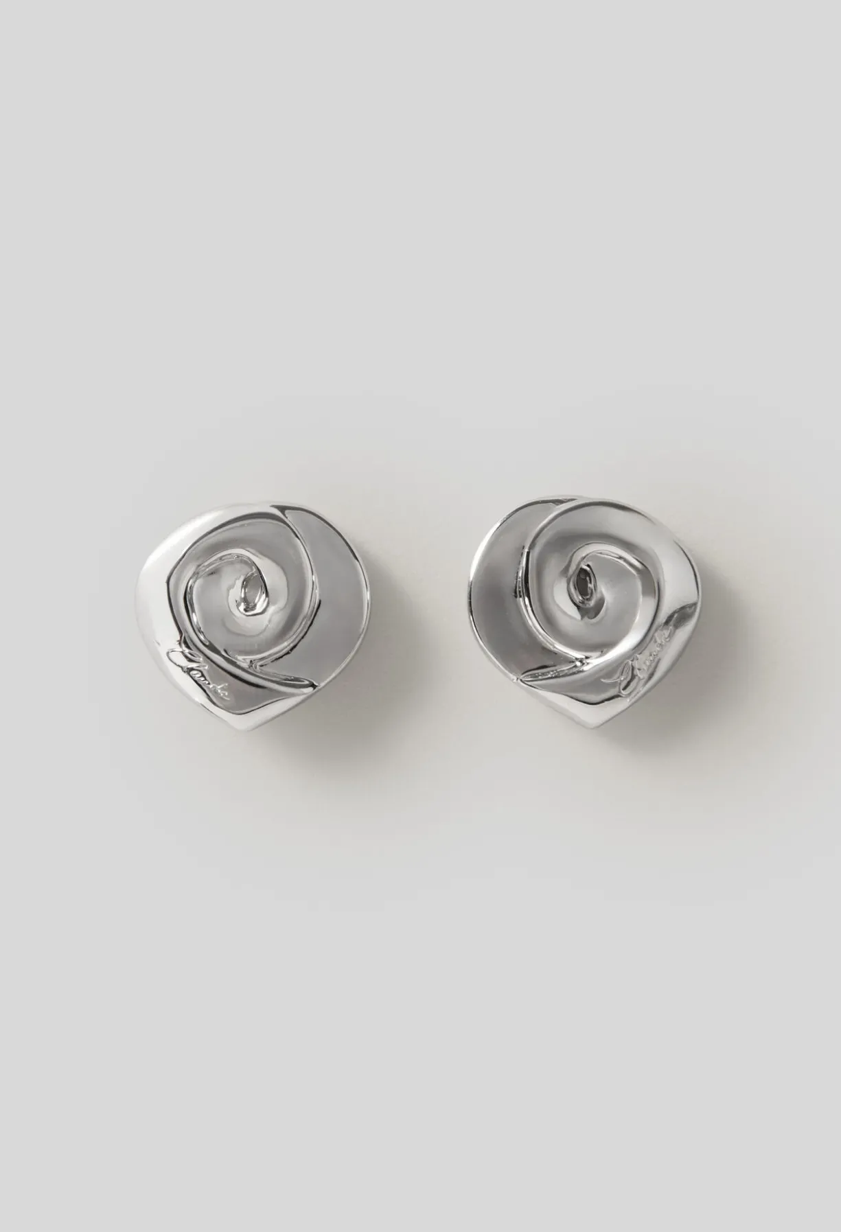 Boucles d'oreilles argentées Claudie