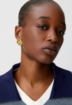 Boucles d'oreilles dorées Claudie