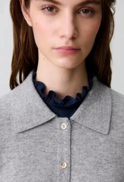 Cardigan ajusté laine