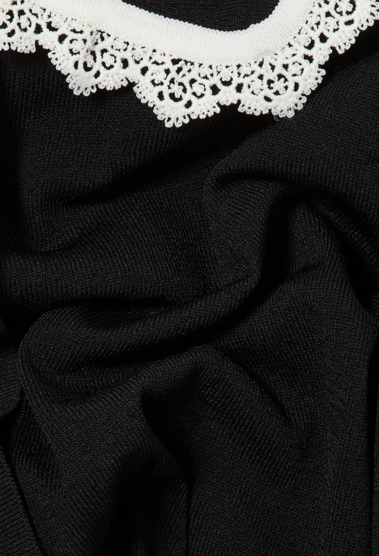 Cardigan maille dentelle