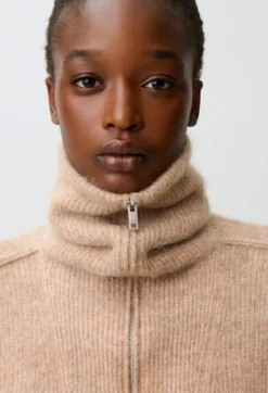 Cardigan maille effet brossé