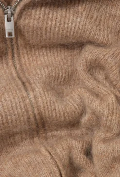 Cardigan maille effet brossé