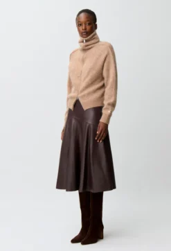 Cardigan maille effet brossé