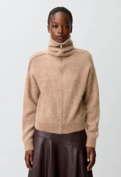 Cardigan maille effet brossé