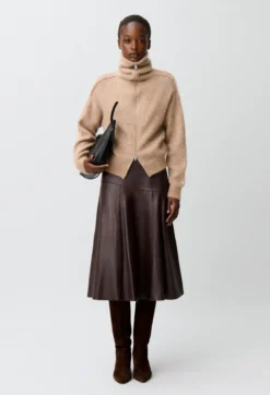 Cardigan maille effet brossé