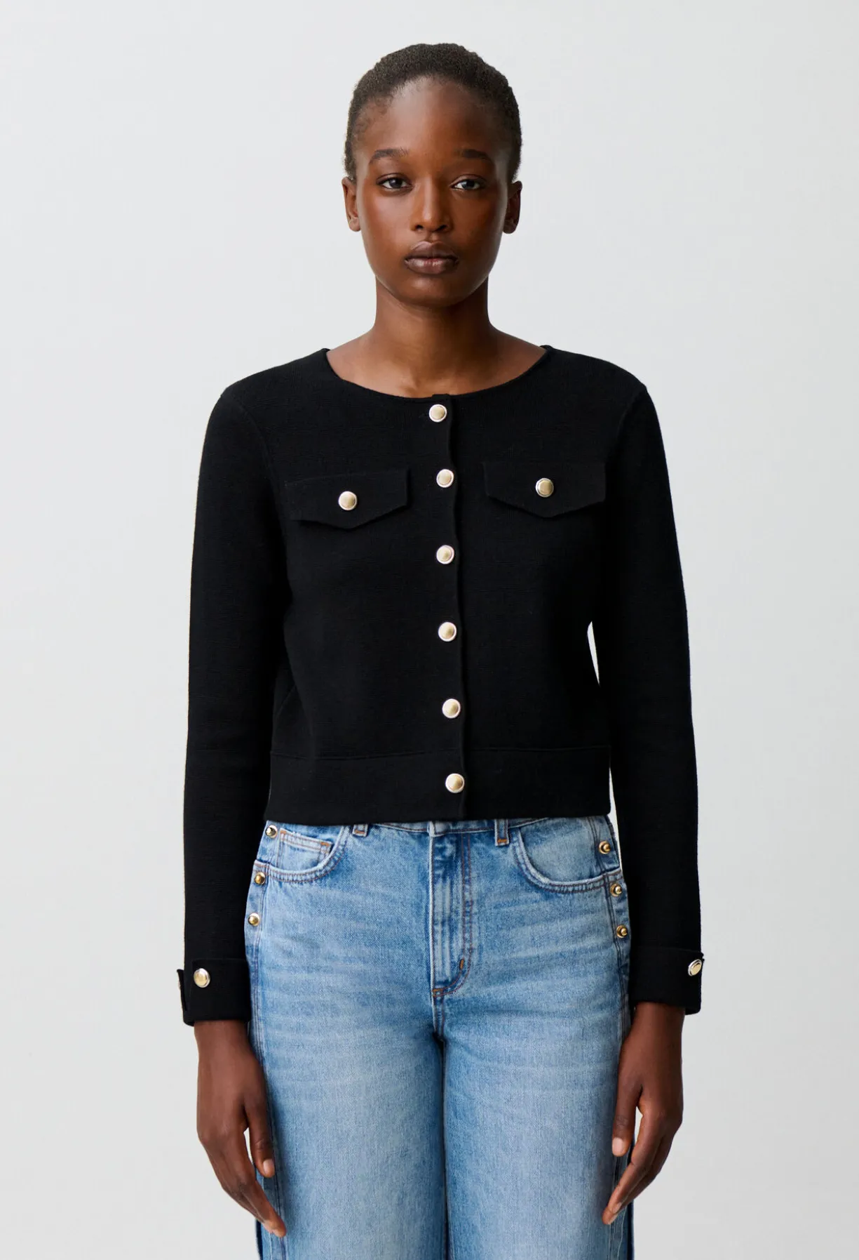 Cardigan maille épaisse