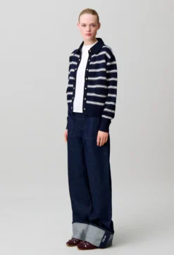 Cardigan rayé