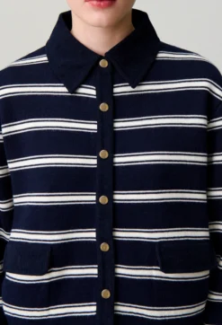 Cardigan rayé