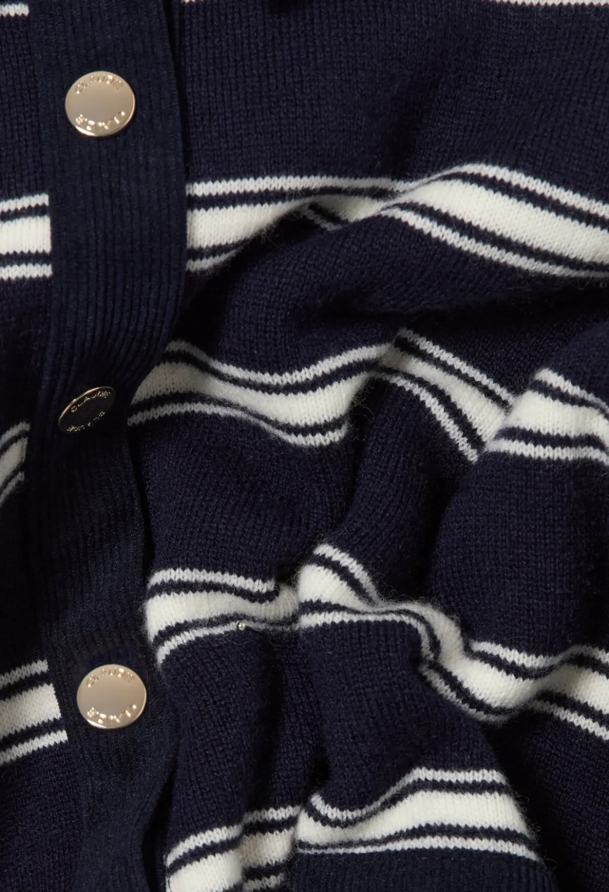 Cardigan rayé