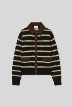Cardigan rayé