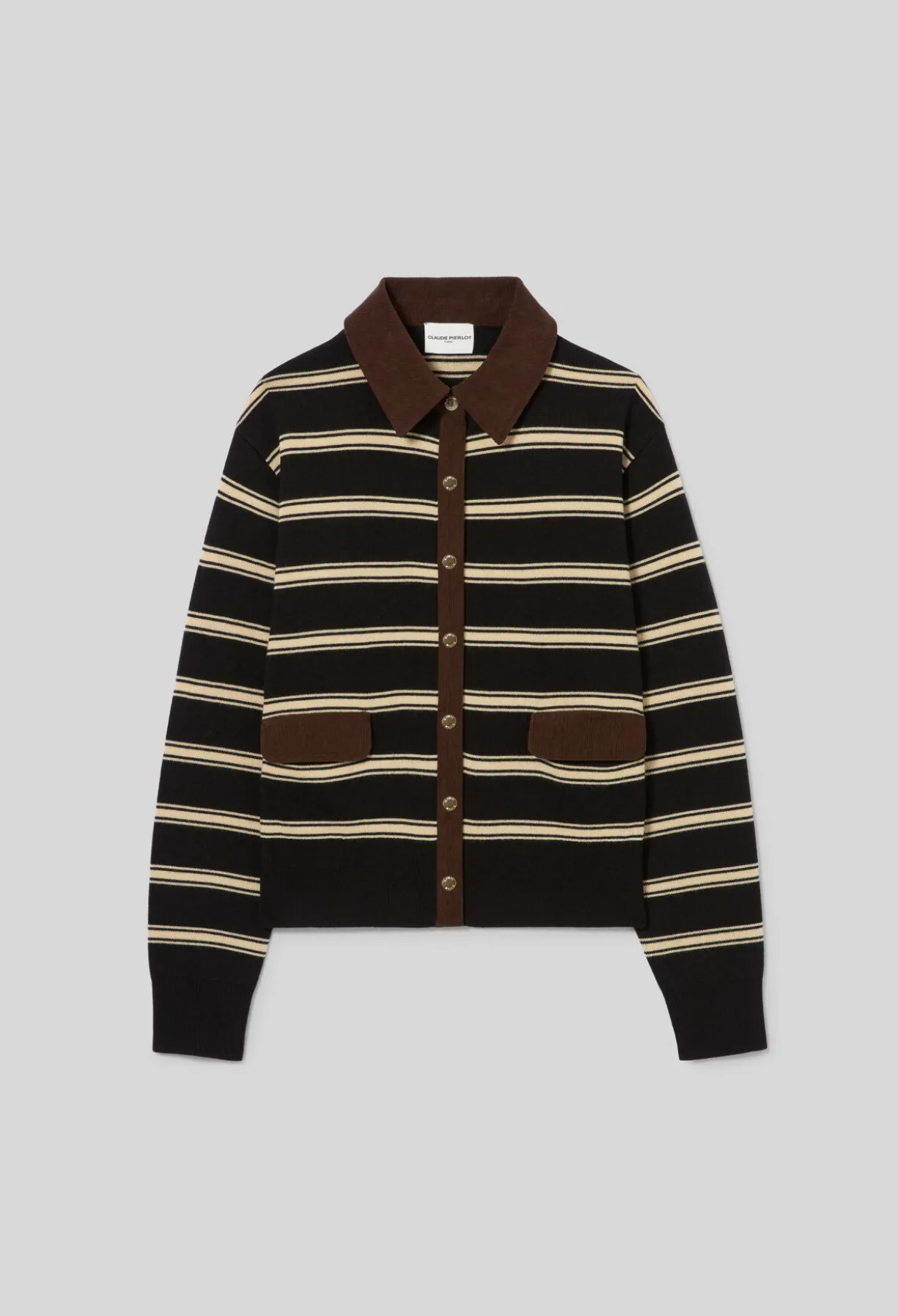 Cardigan rayé