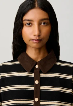 Cardigan rayé