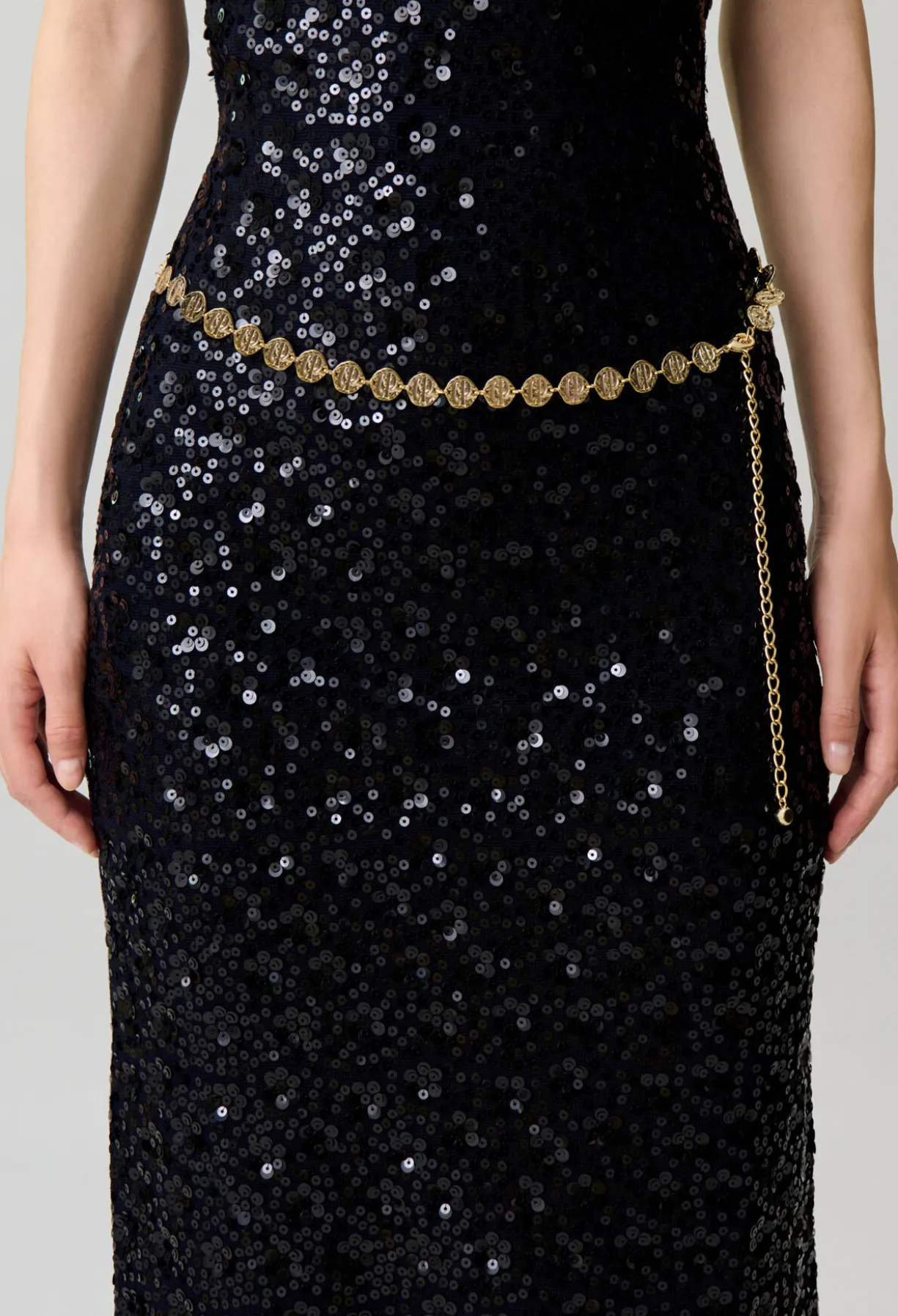 Ceinture chaîne dorée médaillons CP