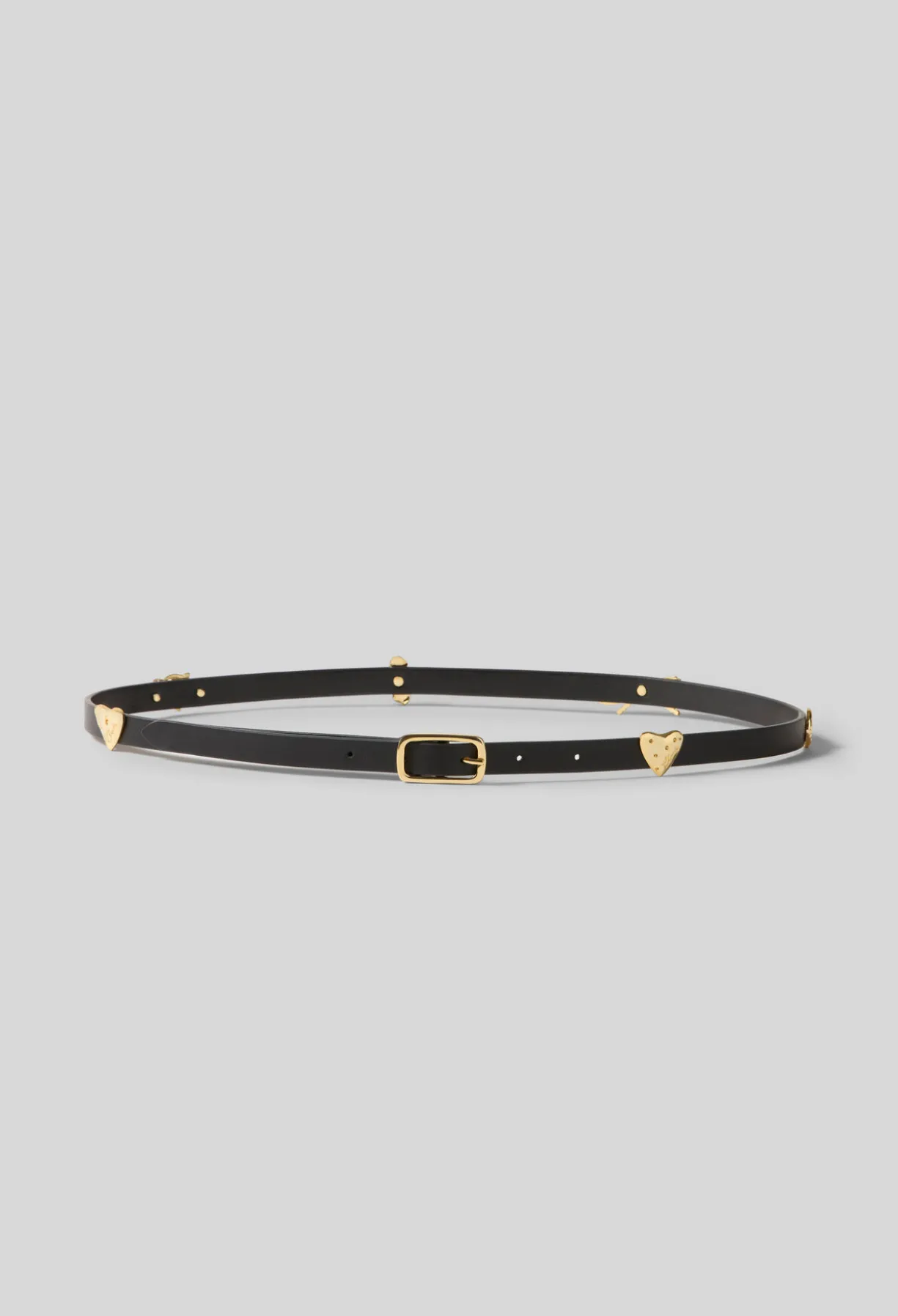 Ceinture cuir lisse charms