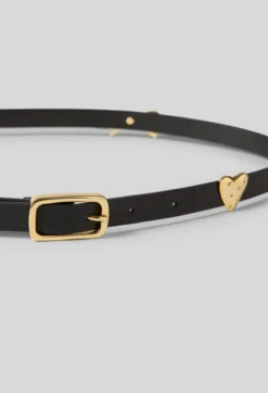 Ceinture cuir lisse charms