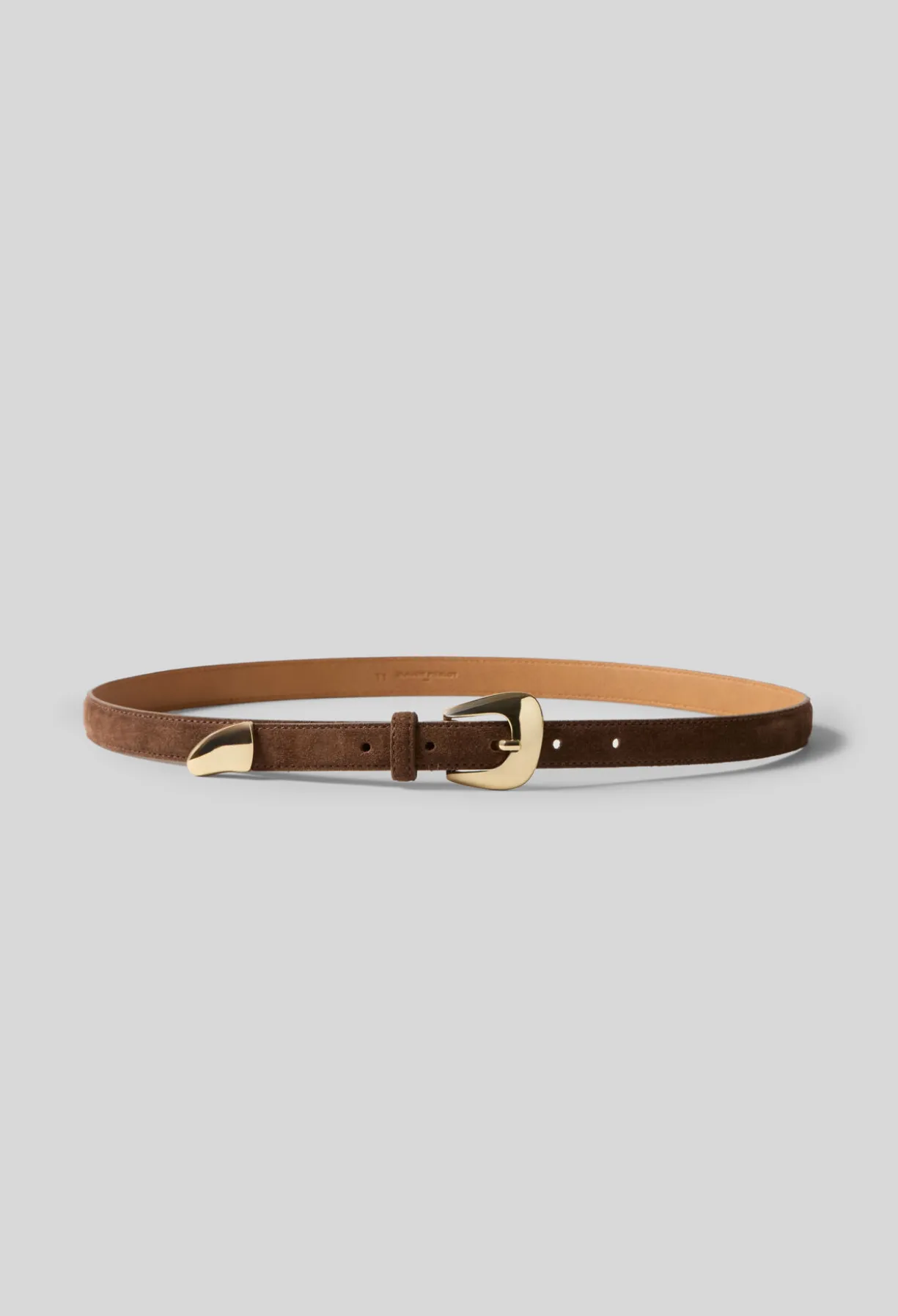 Ceinture cuir suède boucle