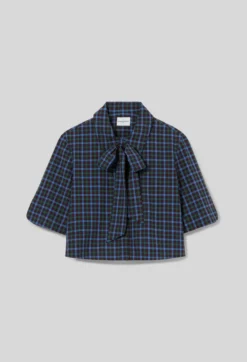 Chemise carreaux lavallière