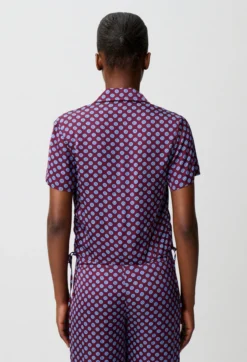 Chemise courte imprimée