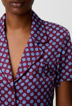 Chemise courte imprimée