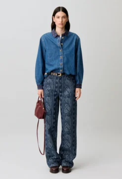 Chemise denim coton