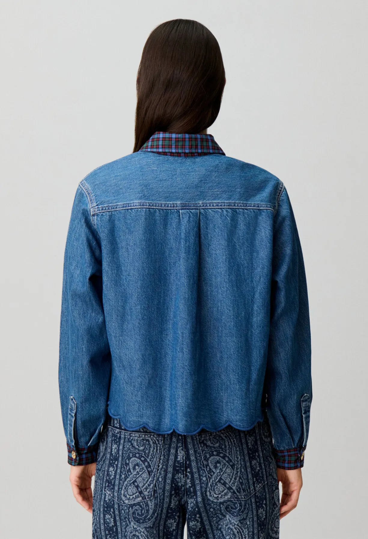 Chemise denim coton