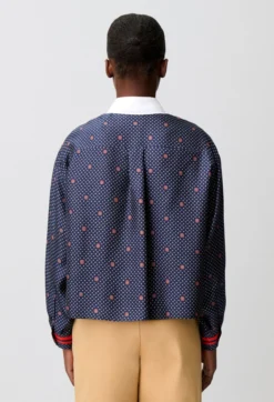 Chemise imprimée soie