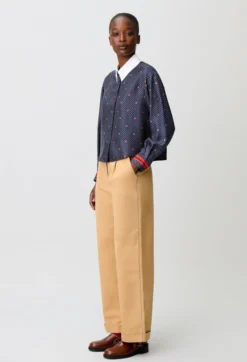 Chemise imprimée soie