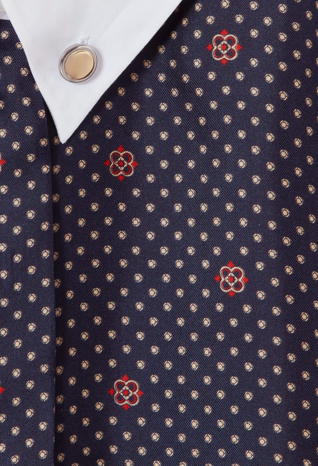 Chemise imprimée soie
