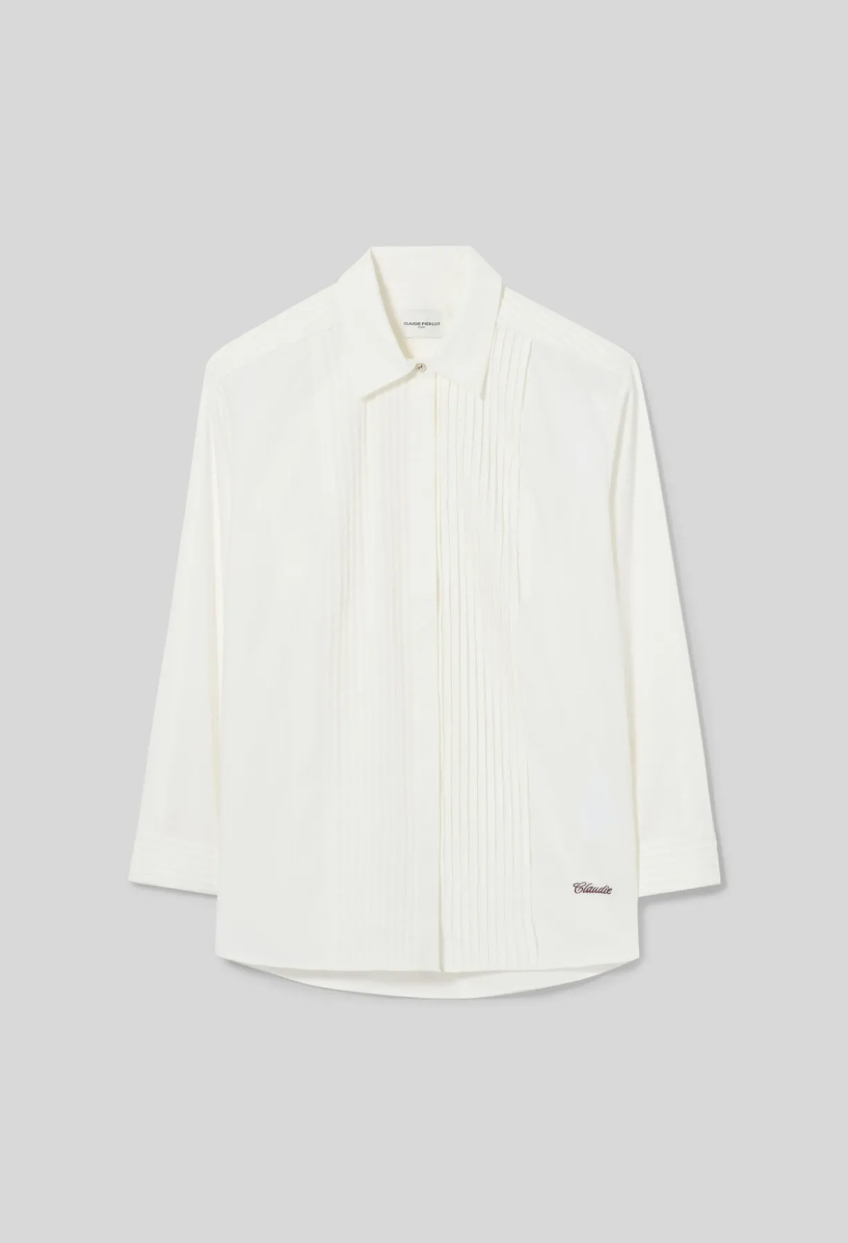 Chemise popeline broderie Claudie