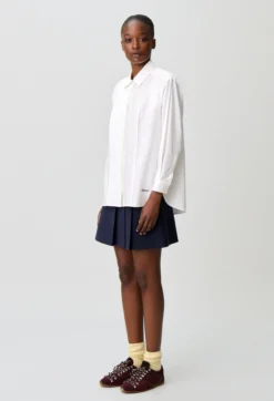 Chemise popeline broderie Claudie