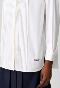 Chemise popeline broderie Claudie