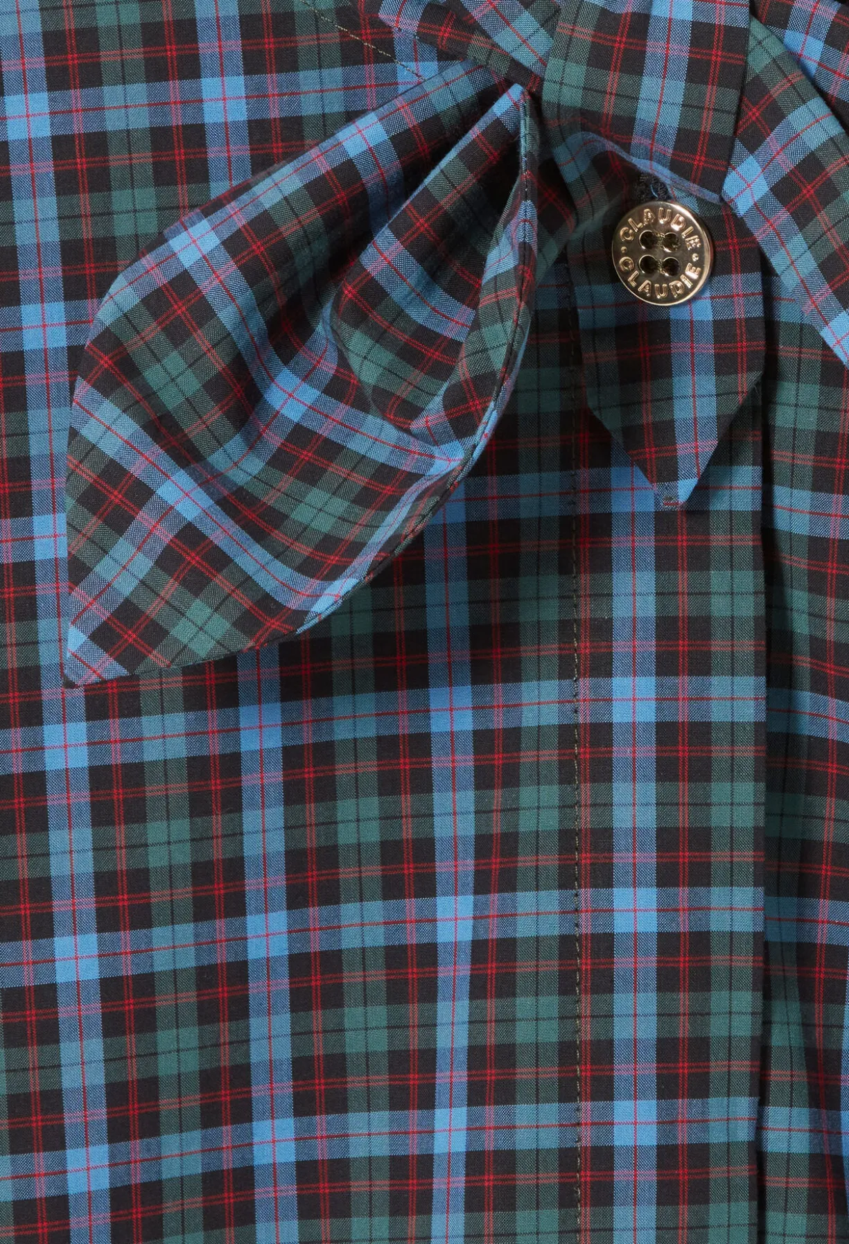 Chemise popeline col foulard