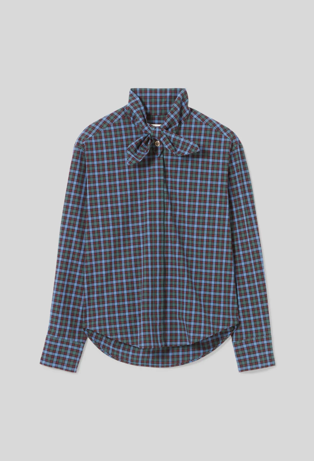 Chemise popeline col foulard
