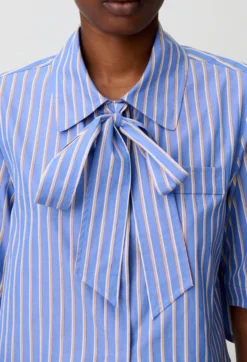 Chemise rayée lavallière